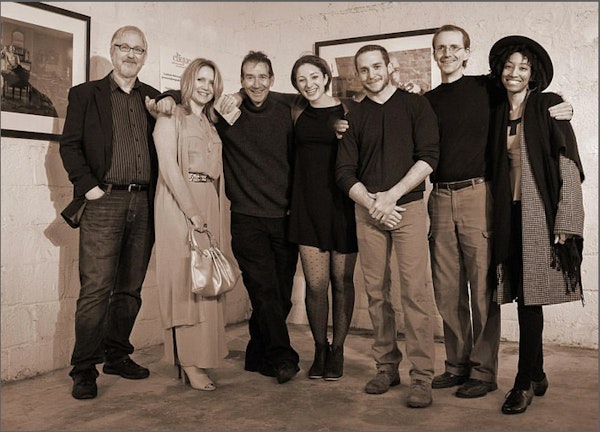 CliquePhotographers - Photo by Paul Dempsey (Bill Horin with Clique photographers, Susan Grace, Gary Mattie, Magdalena Kernan, Frank Weiss, Steven Greer,...